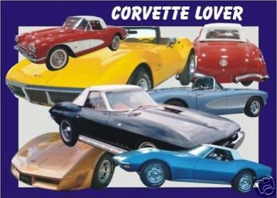 Corvette   car mouse pad collector (patternsrus)