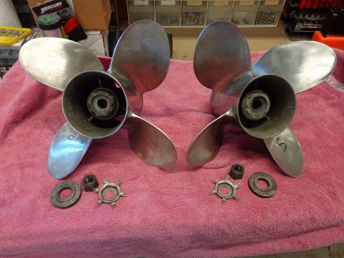 Stainless steel boat propellers for bravo one drive props 14.5 x 26