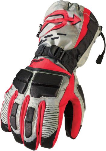 Arctiva 3340-0977 glove s6 comp grey/bk/rd md