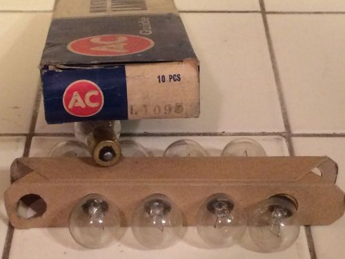 Box vintage ac guide l1095 light lamp nos nib (9) bulbs car old truck chevrolet