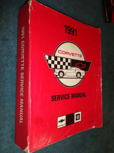 1991 corvette shop manual /  original g.m. service book!!!