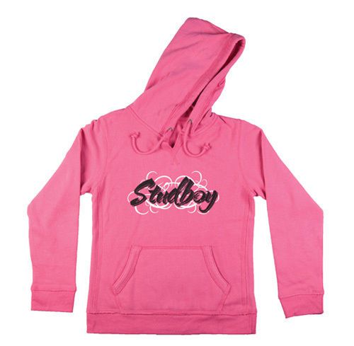 Stud boy &#034;girls&#034; pink hoodie, med