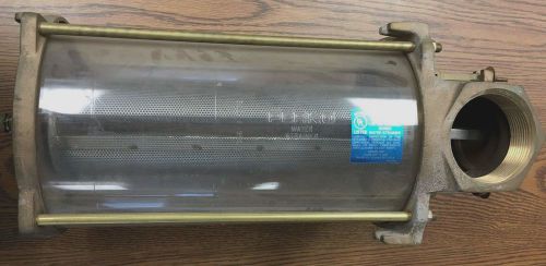 Nos perko 500 series raw water strainer 3&#034; pipe size 500-11-99c