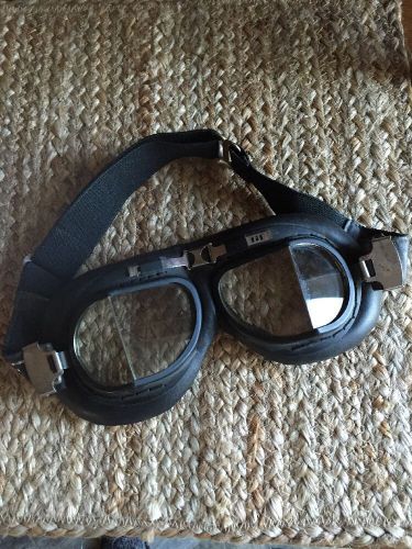 Vintage emgo roadhawk flyer split lens  motorcycle/motorcross  goggles