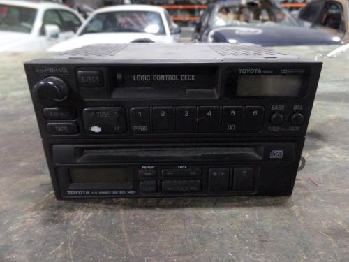 90 91 toyota camry audio stereo radio am fm cd tape player unit 08601-00801