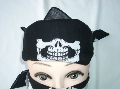 108 pcs skull jaw bone bandana headband skullcap neckerchief face mask wholesale