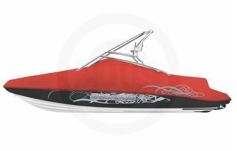 Sea doo 210 sp &amp; wake cover &#039;10 viper red new oem