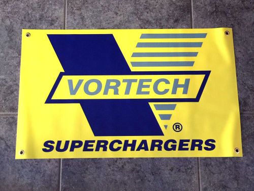 Vortech engineering banner poster sign motorsports performance garage shop wall