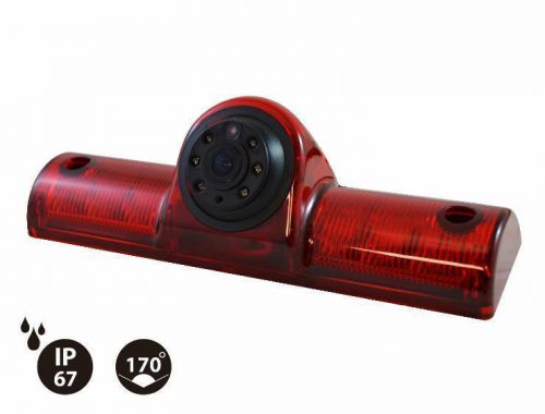 Rear view backup reverse brake light ir led camera for ram promaster cargos vans