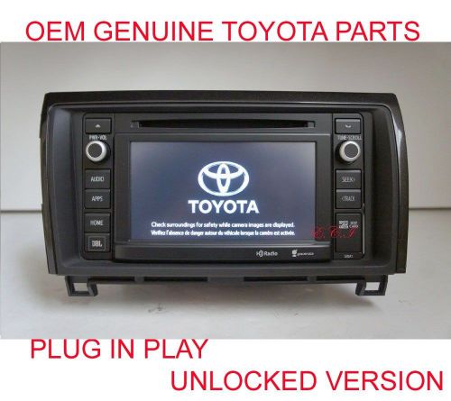 14 15 16 genuine oem 570a1 toyota sequoia jbl navigation + map card + xm radio