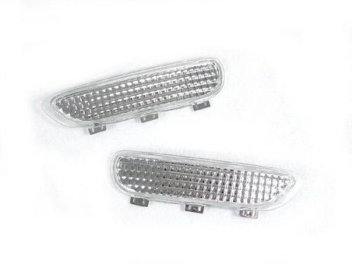 Depo 00-03 bmw e46 2d coupe &amp; cabrio / 01-06 e46 m3 clear front bumper reflector