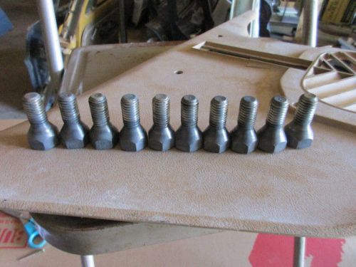 1/2-13 left hand wheel bolts, vintage old rv,camper,  from a travel trailer,
