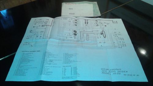 Alpha romeo wiring diagram, spyder