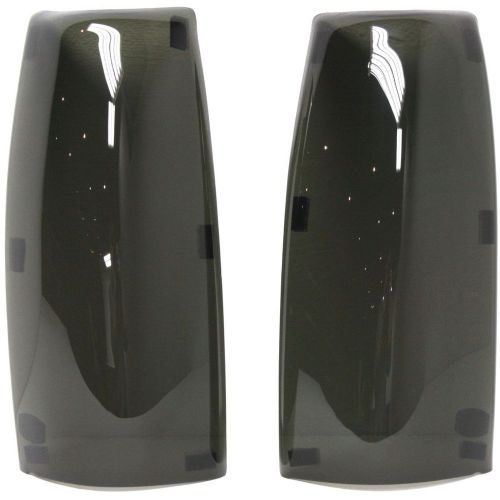 Wade auto new tail light covers tailight taillamp brake lamp set of 2 chevy pair