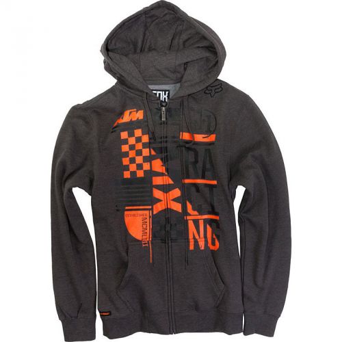 Fox – ktm konstruct zip charcoal hoodie - sm