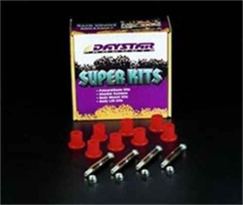 Daystar kj02023bk greasable bolt and bushing kit; spring main eyes only