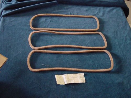 3 nos valve cover gasket austin mini  a40 healey sprite mg midget morris minor