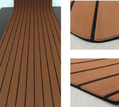 Eva foam faux teak sheet boat yacht synthetic teak decking sample order