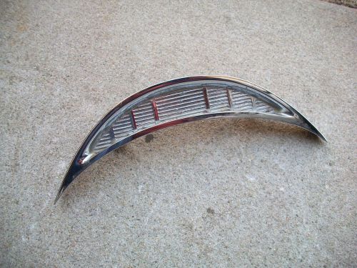 1955 1956 pontiac starchief safari oem fender eyebrow trim molding gm # 521786