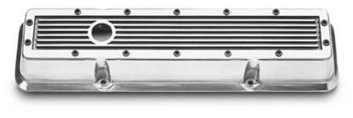 4244 ribbed elite series aluminum valve covers 4244 edelbrock sb chevy 59-86