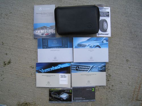 Mercedes benz r350 owners manual set  oem   with case