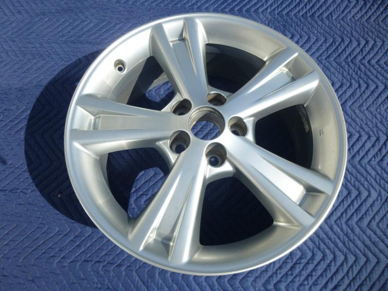 Lexus rx rx400h 18" factory oem rim wheel hollander 74180 hypersilver, like new