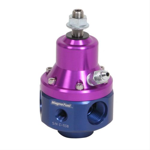 Magnafuel fuel pressure regulator aluminum purple anodized 4-12 psi return line