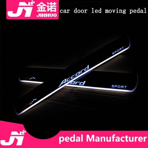 2x car styling door led pedal plate light accessories for honda accord civic crv