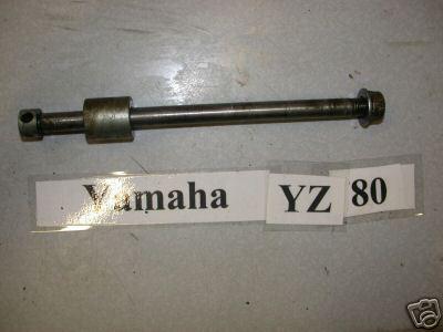 1975 yamaha yz80 yz 80 rear axle assembly - ahrma