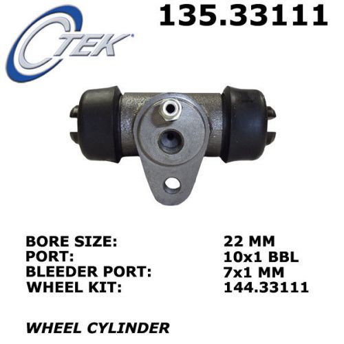 Drum brake wheel cylinder-c-tek standard wheel cylinder front fits 64-77 beetle