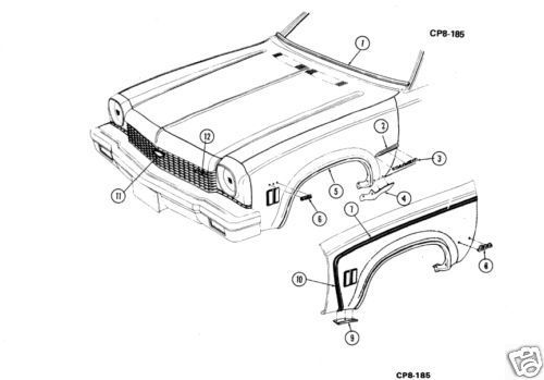 70 71 72 73 74 75 chevy chevelle malibu info disc look