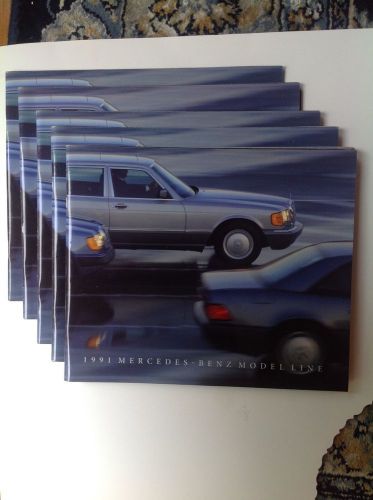 Mercedes dealer catalogue &#034;1991 mercedes benz model line&#034;