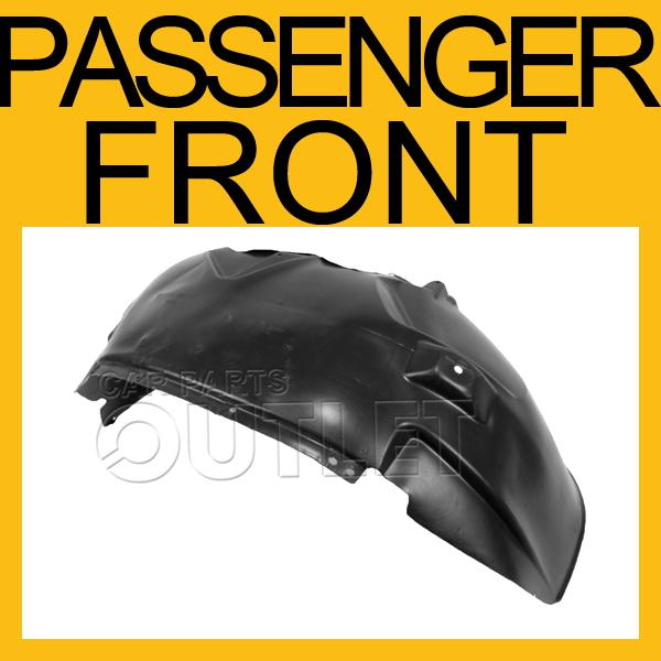 05-10 dodge dakota passenger side front fender liner splash shield slt st rh