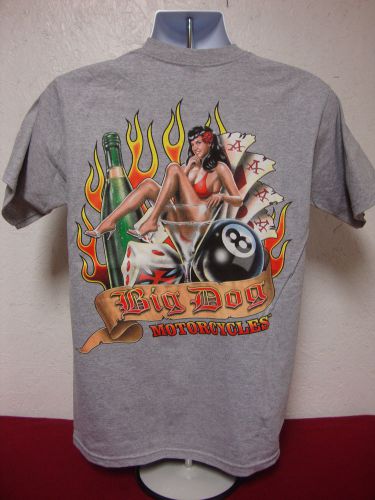 Big dog motorcycles gray man&#039;s ruin shirt 4xl short sleeve bdm