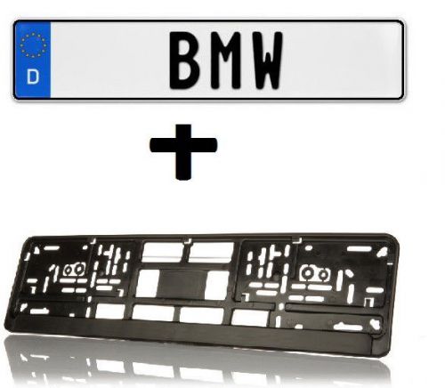 German euro germany european license plate frame tag bmw x5 x3  e30 m5 m3 330