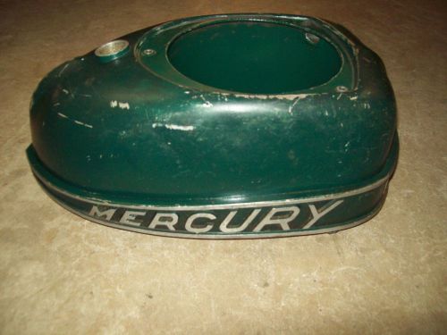 Green vintage kiekhaefer mercury ke4 7.5hp outboard motor fuel tank and rim