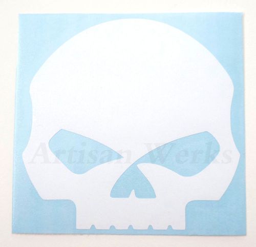 Harley hd willieg skull motorcycle tank logo decal sticker