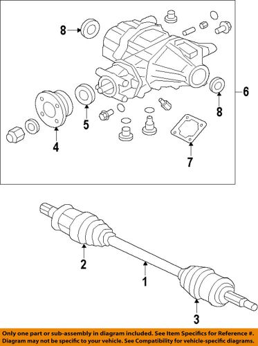 Mitsubishi oem 09-15 lancer rear axle-outer boot 3717a017