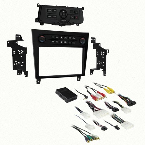 Metra 99-7625b 2008-2013 infinity g37 vehicle single/double din dash kit - black