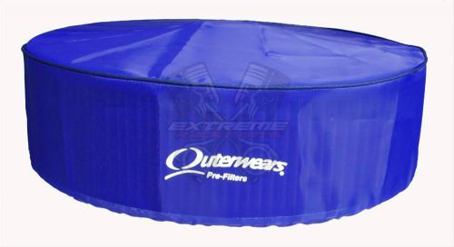 Outerwears 14&#034;x4&#034; blue air cleaner pre filter with top