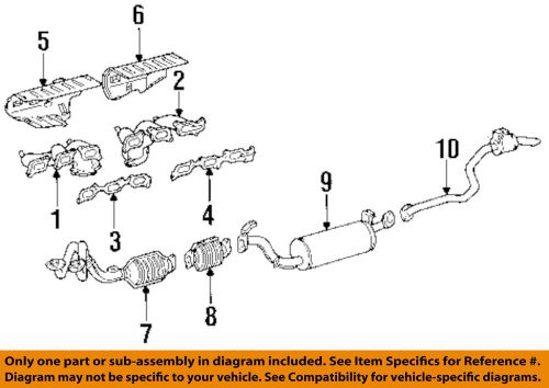 Toyota oem exhaust-manifold gasket 1717366020