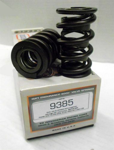 Isky 9385 valve spring dual w/ damper iskyloy endurance 1.560&#034; od .720&#034; max lift