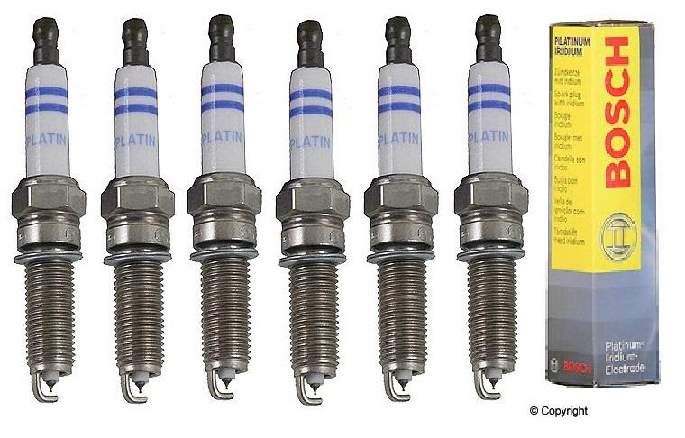 6-pieces oem bosch platinum spark plugs yr7mpp33 for mercedes 