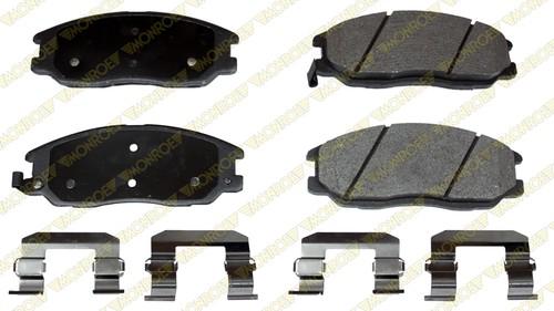 Monroe fx955 brake pad or shoe, front-monroe prosolution semi-metallic brake pad