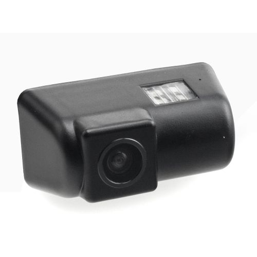 170 ° hd rear view camera license plate light with distance lines for ford trans