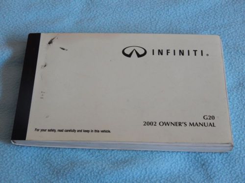 2002 infinity g 20 owners manual