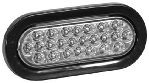 Global industrial 6-1/2&#034; oval clear strobe light