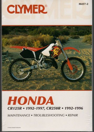 Clymer honda 1992-1997 cr125r &amp; 1992-1996 cr250r service manual new m457-2