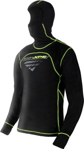 Fxr vapour 20% merino longsleeve top layer with balaclava