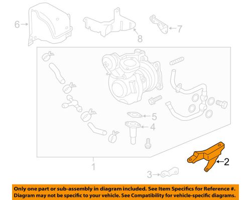 Subaru oem 11-13 forester-turbocharger stay 14421aa170